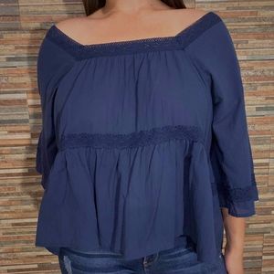 Bell sleeves top